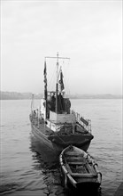 A Port of London Marine Survey launch, Tilbury, Essex, c1945-c1965