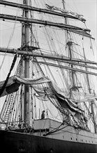 Detail of the rigging of the 'Pamir', c1945-c1965
