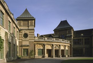 Main entrance, Eltham Palace, London, 1999