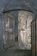 Armoured door at Dover Castle, Kent, 1994