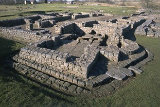 Roman settlement of Vindolanda, Northumberland, 1996
