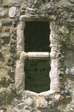 Detail of window, St Augustine's Abbey, Canterbury, Kent, 1996