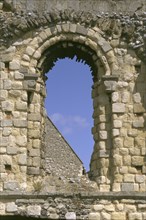 Detail of a window, St Augustine's Abbey, Canterbury, Kent, 1996