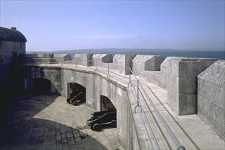 Cannon at Portland Castle, Weymouth, Dorset, 1998