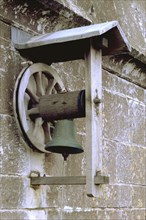 Alarm bell at Portland Castle, Weymouth, Dorset, 1998