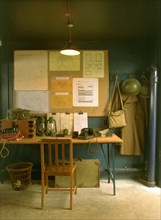 World War I guardroom, Pendennis Castle, Falmouth, Cornwall, 1998