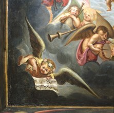 Detail of the ceiling of the Heaven Room, Bolsover Castle, Derbyshire, 2000