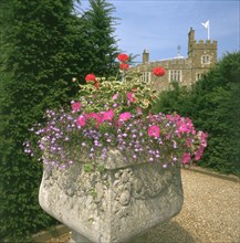 Garden planter at Walmer Castle, Deal, Kent, 1996