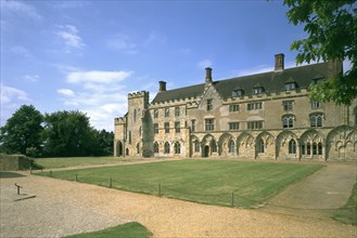 The cloister, Battle Abbey, East Sussex, 1998