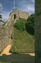 The keep, Carisbrooke Castle, Isle of Wight, 1997