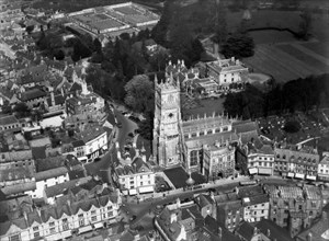 The church of St John the Baptist, Cirencester, Gloucestershire, 1952