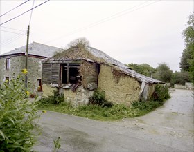 Wool barn at Talskiddy, St Columb Major, Cornwall, 2000