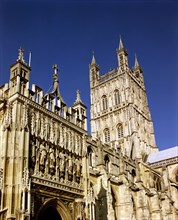 Cathedral and crossing tower, Gloucester Cathedral, Gloucester, 2000