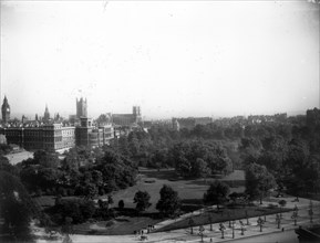 View over St James's Park, London, c1905