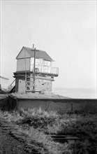 Tilbury Collier Signal Station on the River Thames, Essex, c1945-c1965
