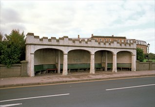 Shelter on Queen's Terrace, Fleetwood, Lancashire, 1999
