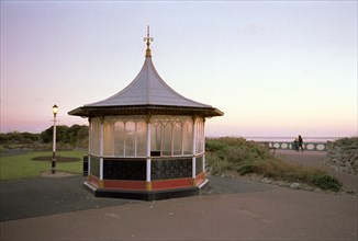Shelter on the promenade at Lytham St Anne's, Lancashire, 1999