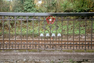 Decorative railings, near Morecambe, Lancashire, 1999
