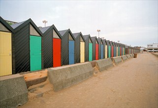 Beach huts, Lowestoft, Suffolk, 2000
