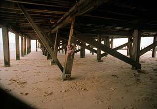 Beneath the pier, Lowestoft, Suffolk, 2000