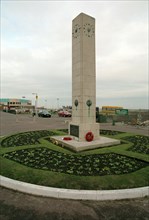 War memorial clock, Great Yarmouth, Norfolk, 2000