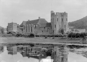 Stokesay Castle, Shropshire, c1930