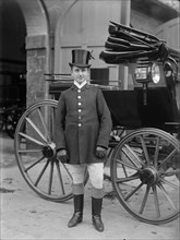 Coachman at Farnborough Hall, Warwickshire, 1902