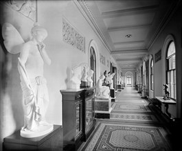 The Grand Corridor, Osborne House, Isle of Wight, 1880s