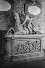 Monument to Colonel Cheney in St Luke's Church, Gaddesby, Leicestershire, c1965-c1969