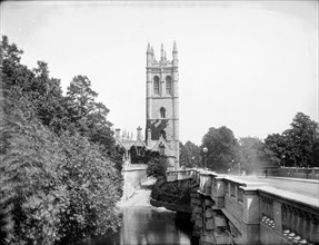 Magdalen College Bell Tower, Oxford, Oxfordshire, c1860-c1922