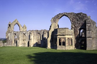 Abbot's Hall and Abbot's private rooms, Haughmond Abbey, Shropshire, 1999