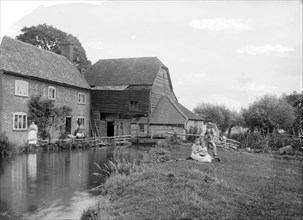 Charney Bassett Mill, Charney Bassett, Oxfordshire, c1900