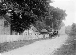 Road leading to White Horse Hill, Uffington, Oxfordshire, c1860-c1922