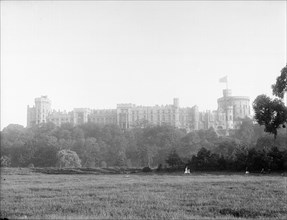 Windsor Castle from Home Park, Windsor, Berkshire, c1860-c1922