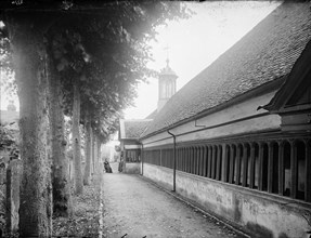Almshouses, Christs Hospital, Abingdon, Oxfordshire, c1860-c1922