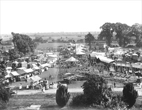 Witney Fair from St Mary's Church tower, Witney, Oxfordshire, c1860-c1922