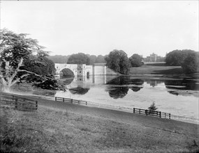 The Grand Bridge, Blenheim Palace, Woodstock, Oxfordshire, 1890