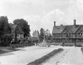 Village Cross, East Hagbourne, Oxfordshire, c1860-c1922