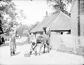 Goring Smithy, Goring, Oxfordshire, 1895