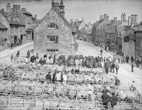 Sheep Market, Market Place, Chipping Campden, Gloucestershire, 1895