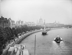 Victoria Embankment, Westminster, Greater London, c 1860-c1922