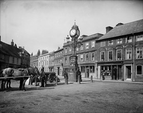Jubilee Clock, Newbury, Berkshire, 1890