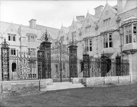 St Albans Quad, Merton College, Oxford, Oxfordshire, 1907