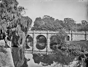 Magdalen Bridge, Oxford, Oxfordshire, 1875