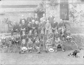 Beating the bounds' ritual, St Mary And St Johns Church, Cowley, Oxford, Oxfordshire,1914