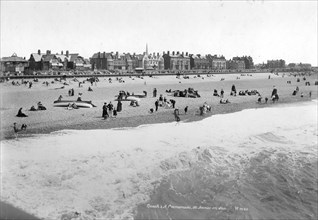 The beach at St Anne's-on-Sea, Lancashire, 1890-1910