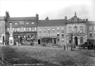 Market Place, Ashbourne, Derbyshire, 1890-1910
