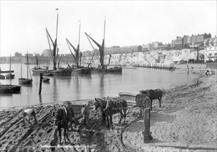Broadstairs Harbour, Kent, 1890-1910