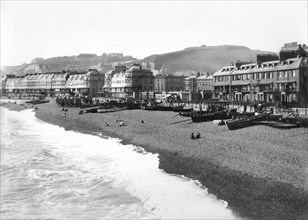 The beach at Dover, Kent, 1890-1910