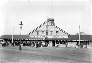 Mazzoleni's Cafe, the Pier, Herne Bay, Kent, 1890-1910